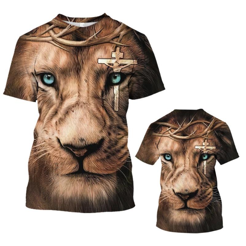 Summer Hip Hop Series Digital 3D Printed Men's Street Short Sleeved Sports T-shirt Top