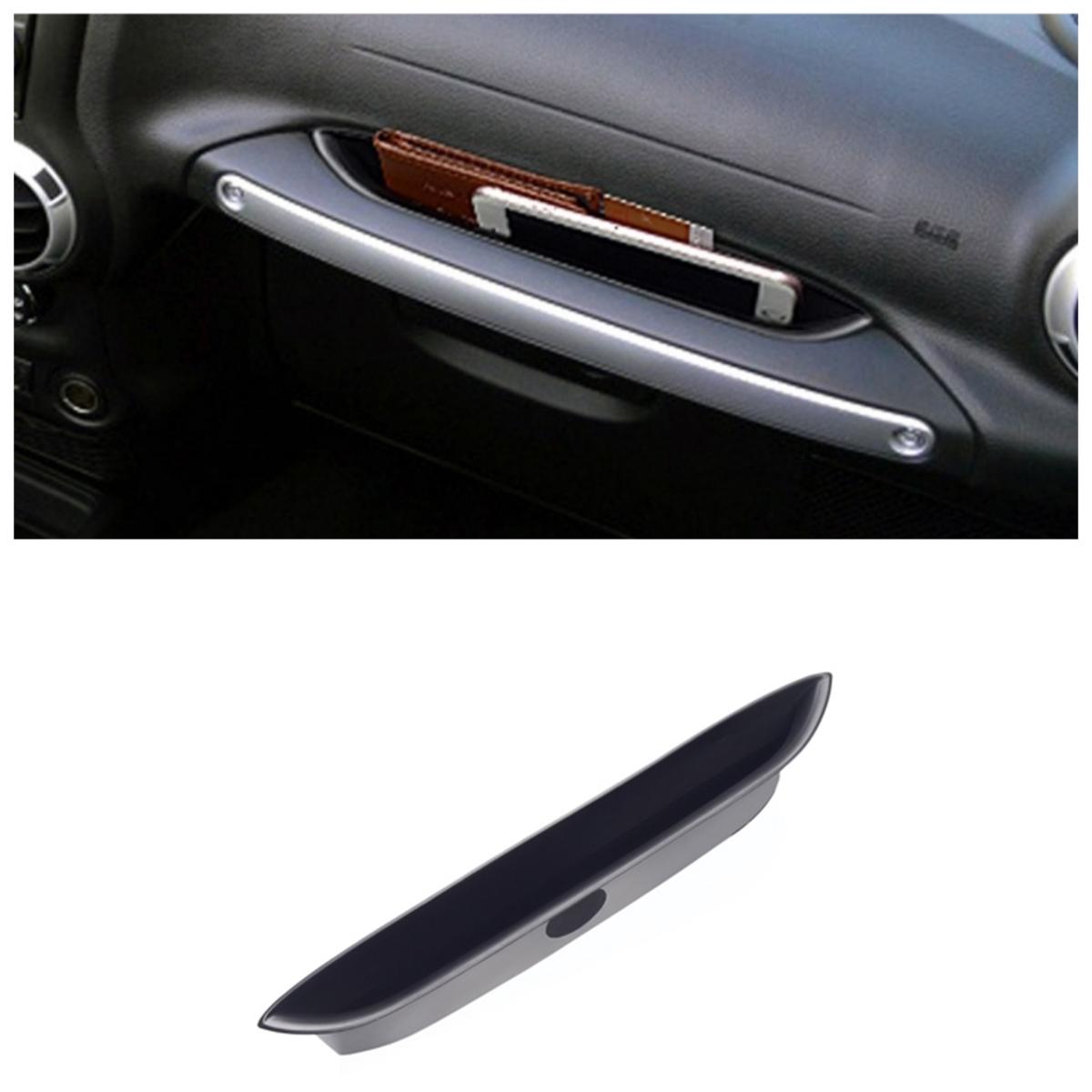 

For Jeep Wrangler JK 2011-2018 Car Passenger Storage Tray Organizer Grab Handle Accessory Box Door Interior Accessories чорний