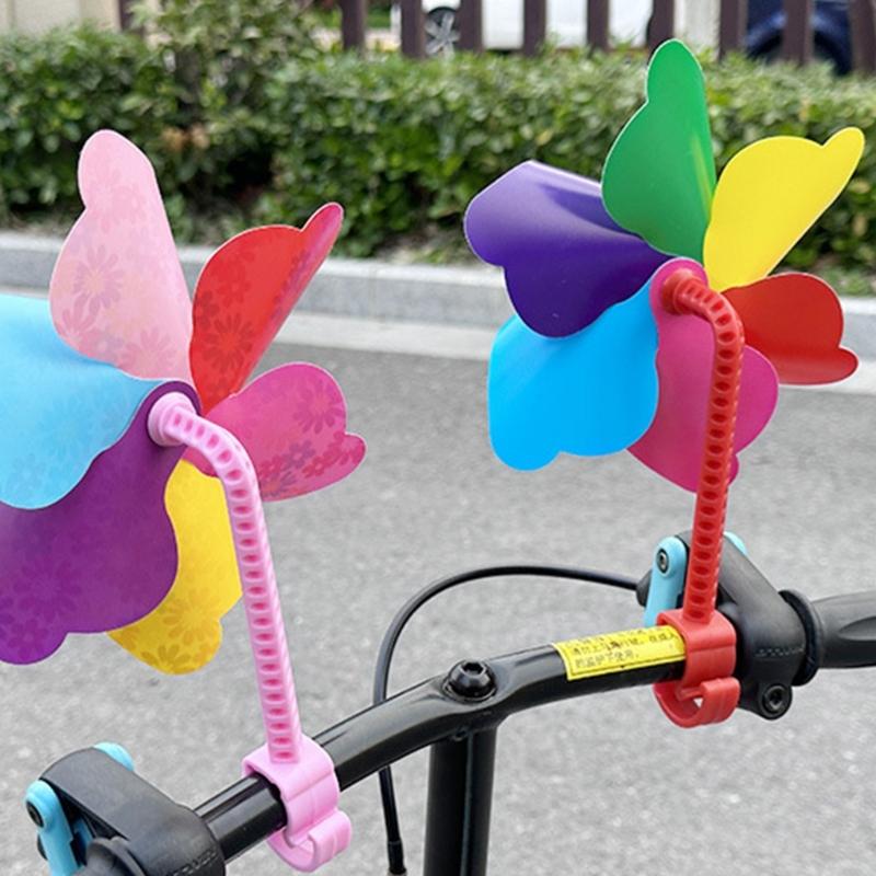 Varovné světlo na kolo Větrníkové varovné světlo na kolo Dekorace větrníku na řídítka Kola Zábavné cyklistické doplňky Odolné
