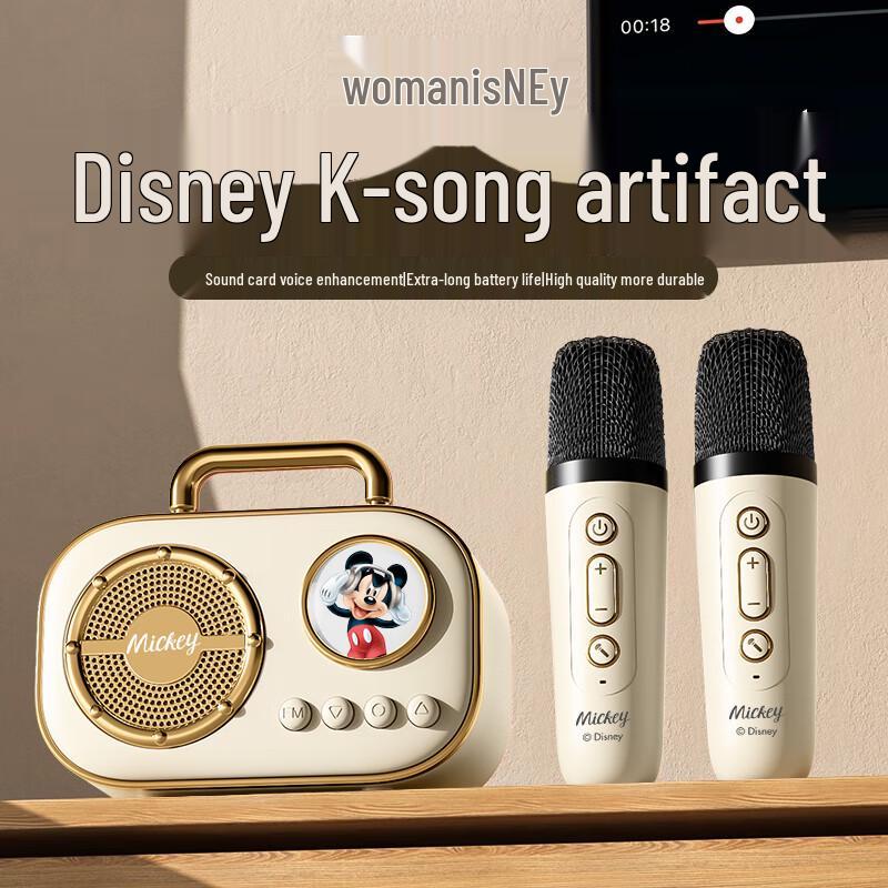 Disney Wireless KTV Microphone & Speaker Set