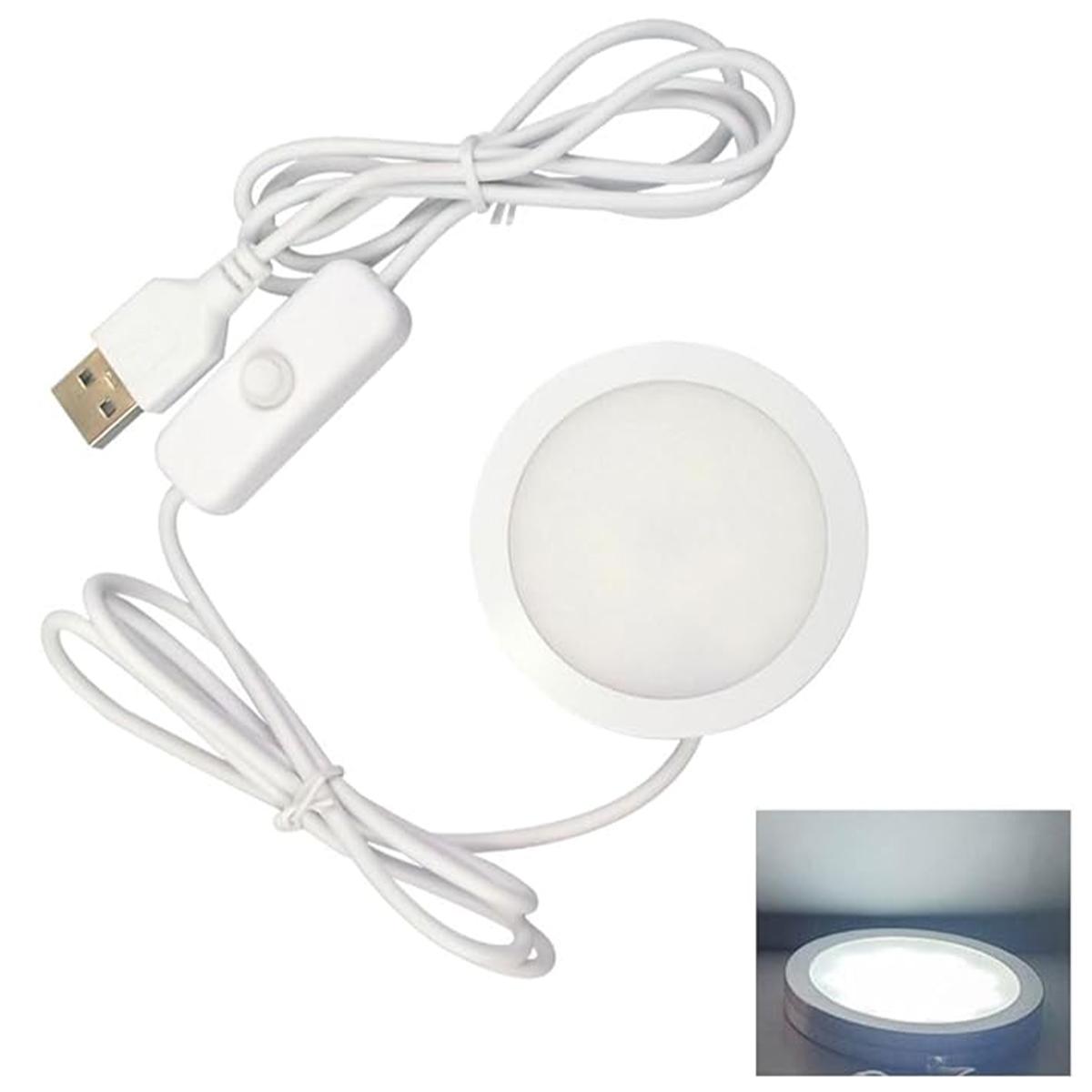 

Світлодіодний світильник для шафи Smd2835 з USB-вимикачем Кабель 5 В під освітленням Холодний теплий нейтральний білий точковий світильник на стелі для поверхневого монтажу 3 Вт Cool White білий