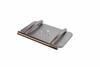 Stainless Steel Movable Salon Chair Footrest - Floor-Standing Pedal for Hair Salons