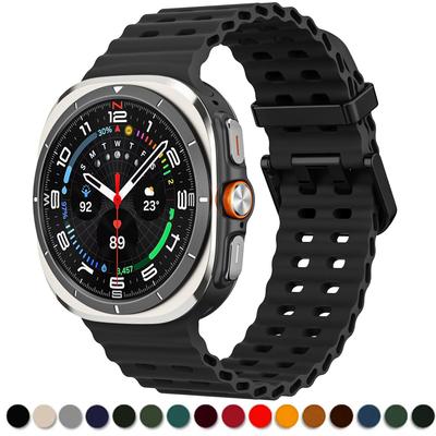 Silikonový námořnický pásek Pro Samsung Galaxy Watch Ultra 47mm Sportovní řemínek Náramek Pro Samsung Galaxy Ultra Watchband Příslušenství