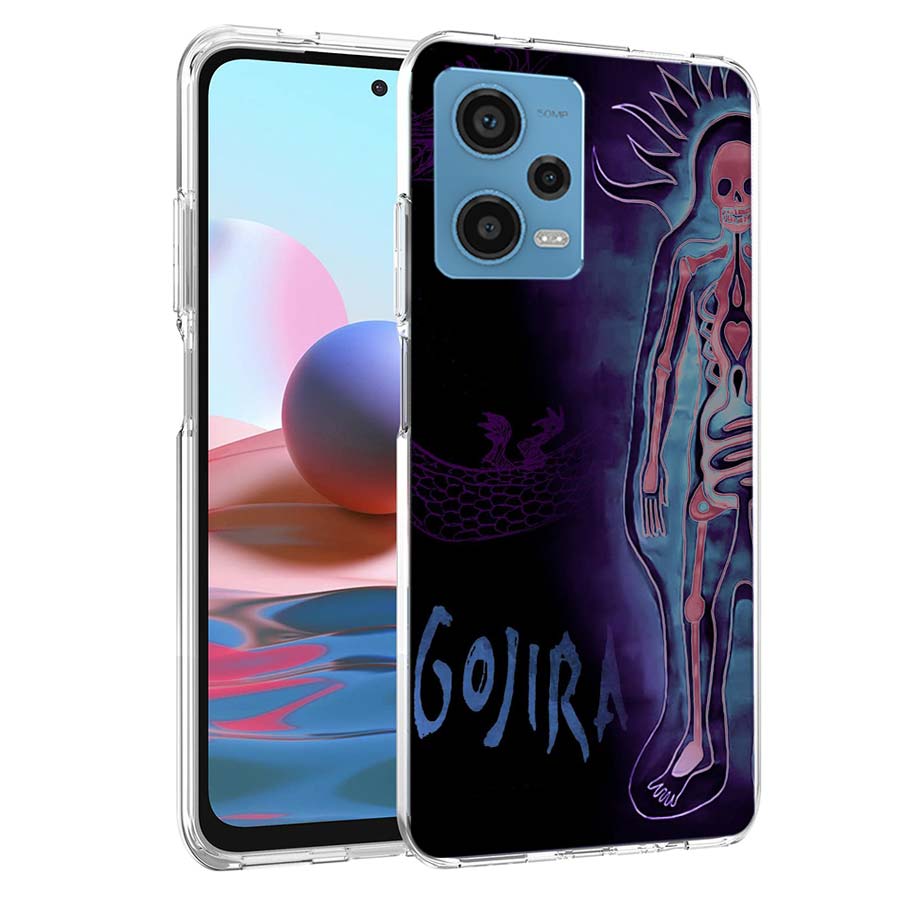 

G-Gojira Band Phone Case For Redmi Note 13 12 14 15 Pro Plus 13R 11 11T 11E 11S 10 Pro 10S 9 9S Cover Cell Clear TPU Capa Cases Redmi Note 15 4G