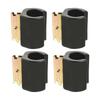 Pack of 4 Tool Rack Anti Slip E Track Tool Holders Featuring Enhanced Friction Surfaces Secures Tools During Bumpy Rides