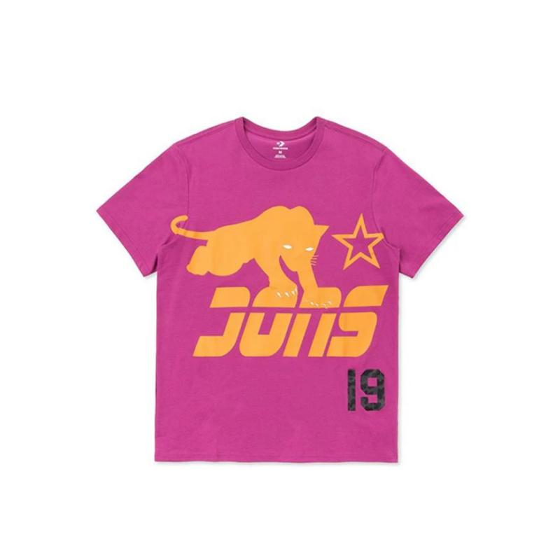 Converse x Just Don T Shirt Men s Rose Red 10016960-A02 LG