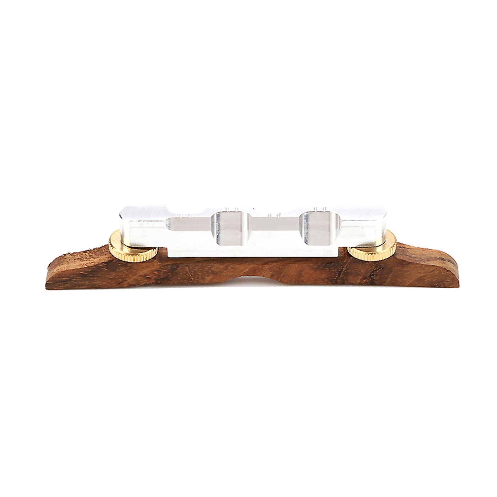 

Universal Mandolin Bridge Rosewood Base Bridge Adjustable Height Bridge Tailpiece Mandolin Replacement Accessories 1