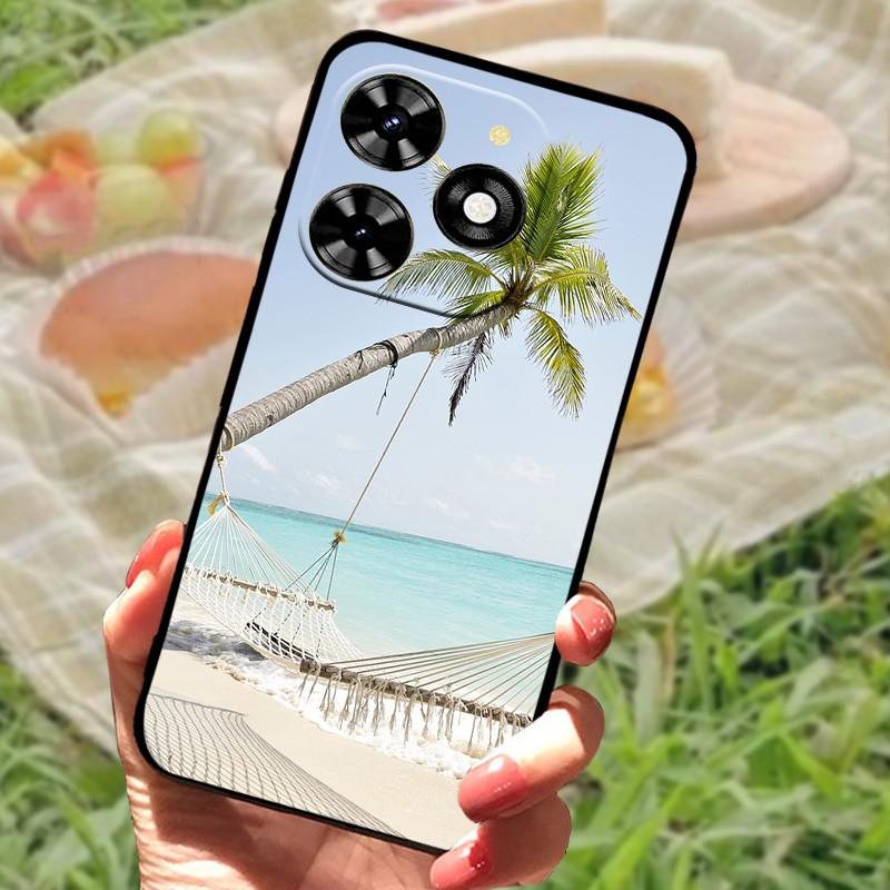 For Tecno Spark 20 20C Case Cover Silicone Soft Marble Black Bumper Funda Coque for Tecno Spark 20 Pro Protective Shells Spark20
