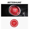 Betterhumz Aus Alcantara Für Subaru BRZ/Toyota GR86 -2025 Start-Stopp-Motor-Knopf Zieraufkleber Auto-Innenzubehör