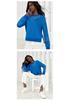 Sweet Cool Lace Trim Cropped Pullover Hoodie Women’s Casual Top