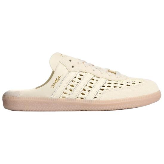 adidas Originals Samba Mule Comfortable Fit No Special Function Closed Toe Slippers Women Slippers Light-Beige KH7719
