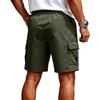 Men Cargo Shorts Relaxed Fit Lightweight Drawstring Waist Casual Summer Shorts with Multiple Pockets for Outdoor Activities