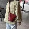 Johnature Casual Women Mini Bag Simple Solid Color Genuine Leather Versatile Small Bucket Shoulder & Crossbody Bags