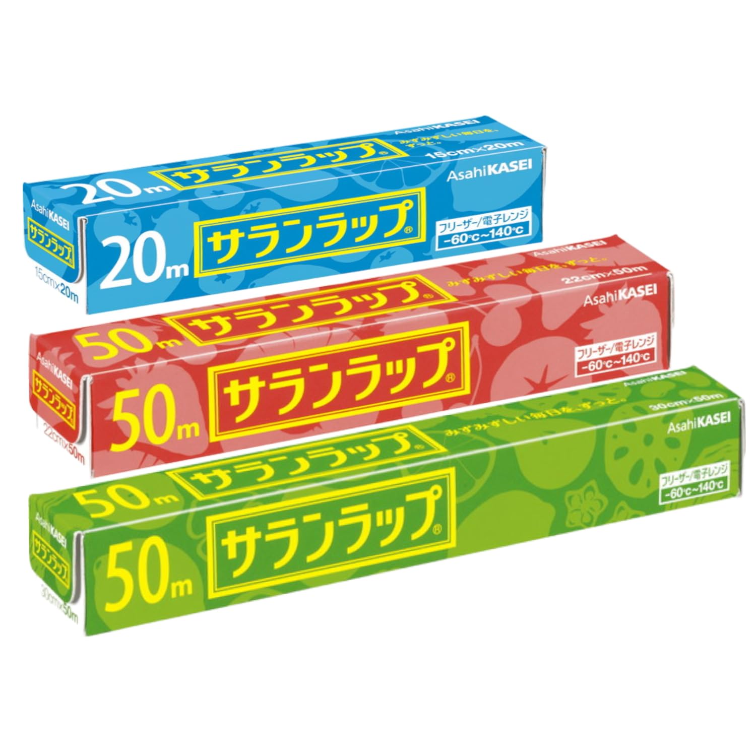 

purchase set of Saran wrap x 22cm x 30cm x Can be used for different purposes or as a gift [Bulk 3] (15cm 20m, 50m, 50m)