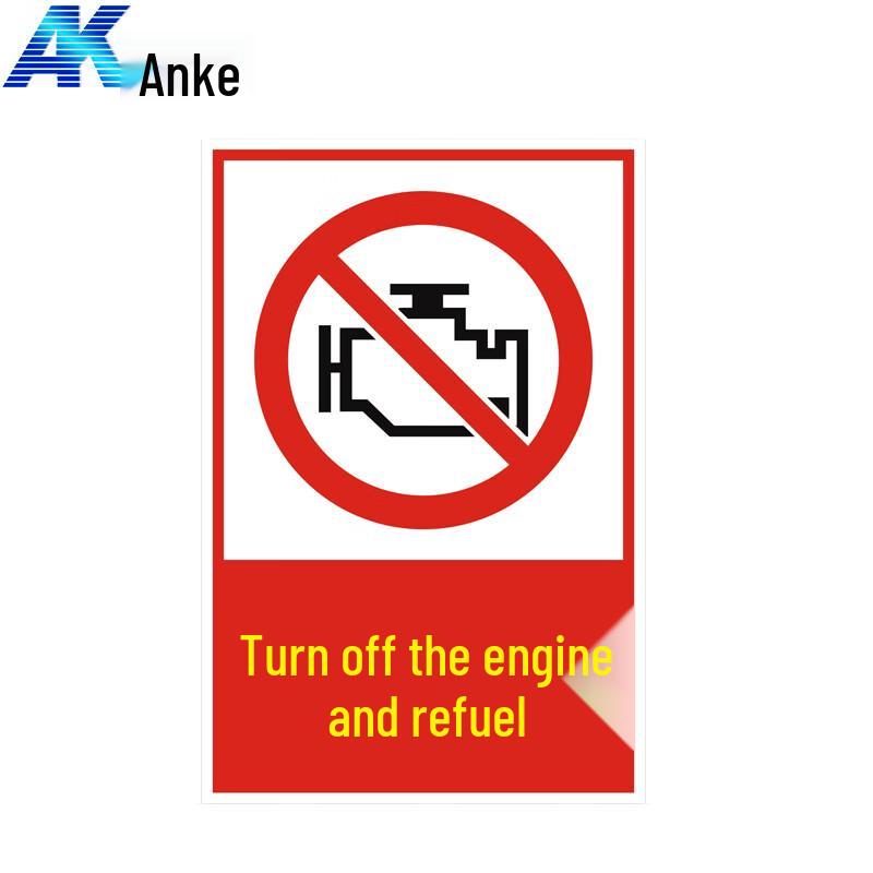 Anke 40x60cm Reflective Aluminum Safety Warning Signs