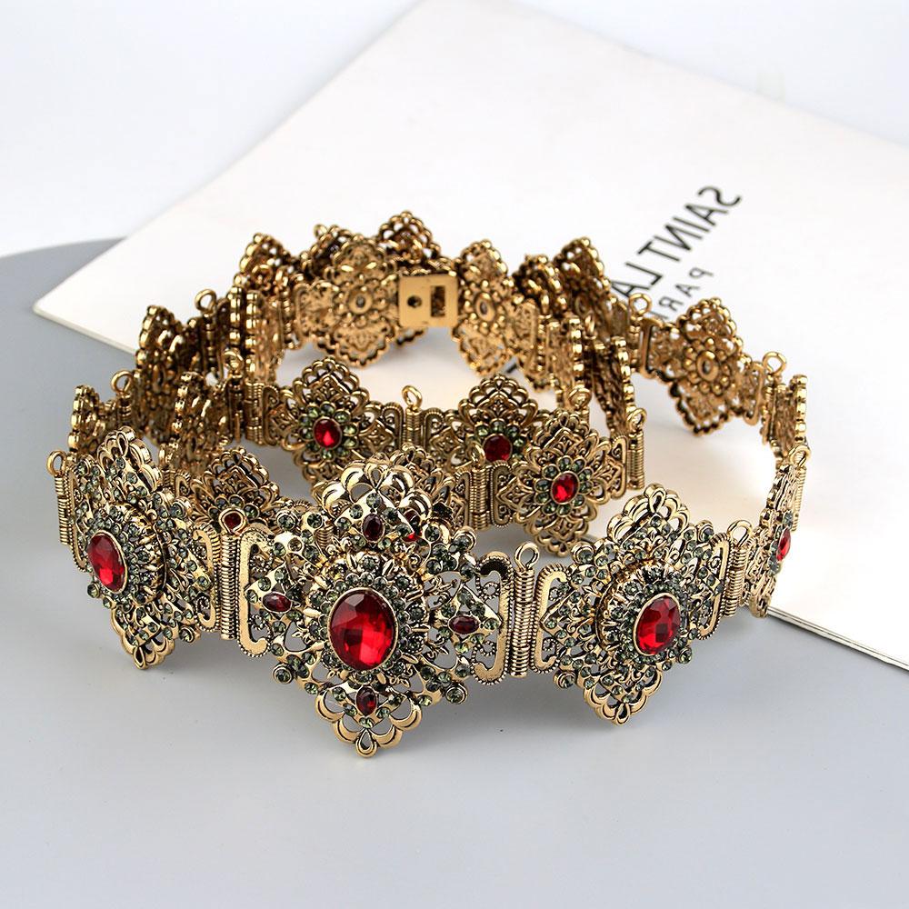 Women's Wedding Belt Body Jewelry Gold Color Metal waist Chain Length Adjustable Bridal Gift