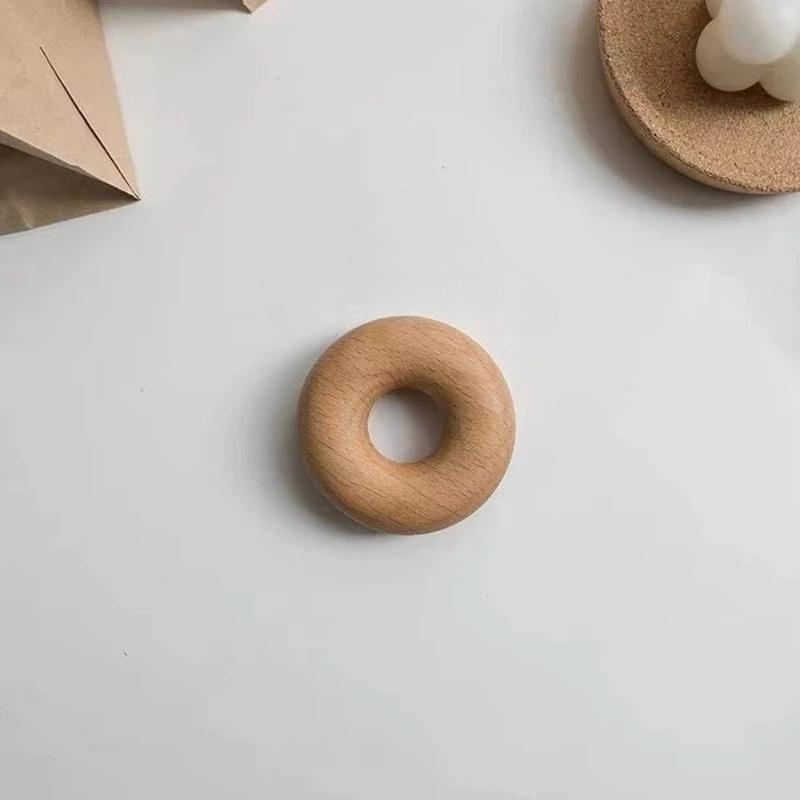 

Деревянный уплотнитель для закусок, зажимы для пакетов для хранения свежих продуктов, кухонные принадлежности, зажим для запечатывания в форме пончика, зажимы для еды на кухне 1PC