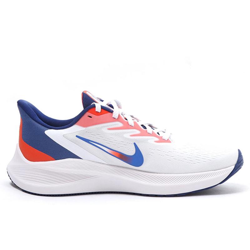 Nike Air Zoom Winflo 7 'White Blue' Sneakers DN4242-141