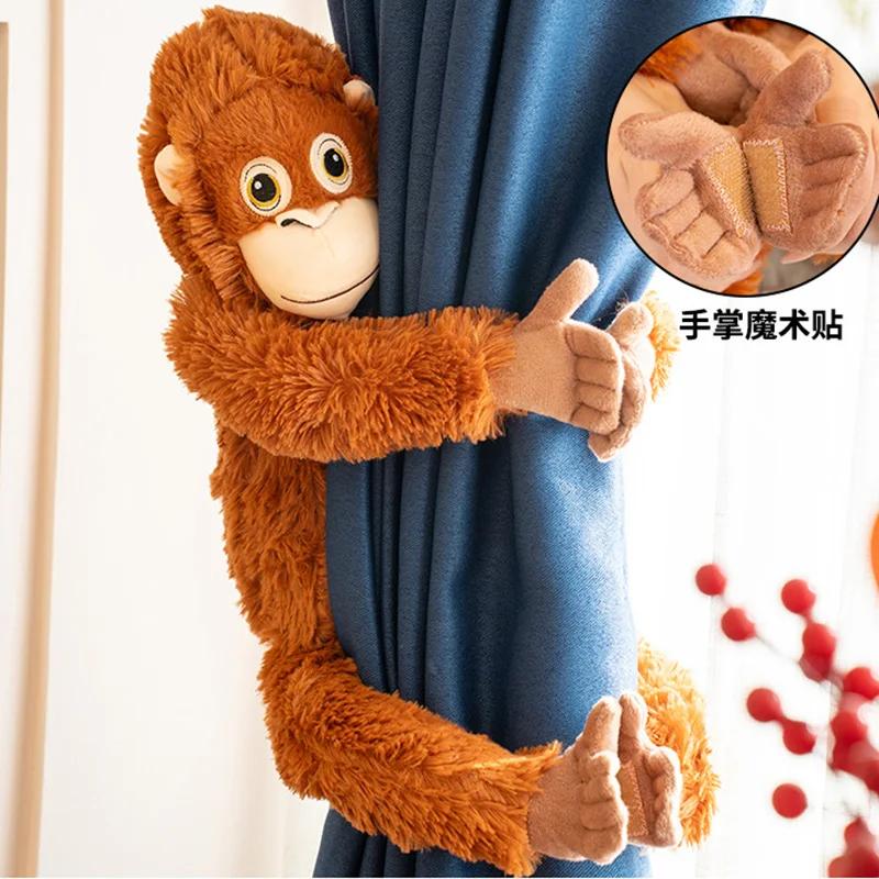 Cartoon Gorilla Plush Toy Anime Chimpanzees Monkey Soft Stuffed Doll Backpack Car Bag Room Decor Kid Birthday Gifts