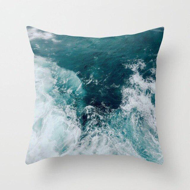 teal blue throw pillows