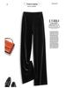 Pantaloni Larghi a Vita Alta Elasticizzata in Velluto Dorato da Donna - Taglie Forti Casual per Primavera/Autunno