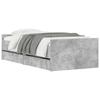 VidaXL Bed Frame with Drawers Concrete Grey 90x190 Cm 3207381