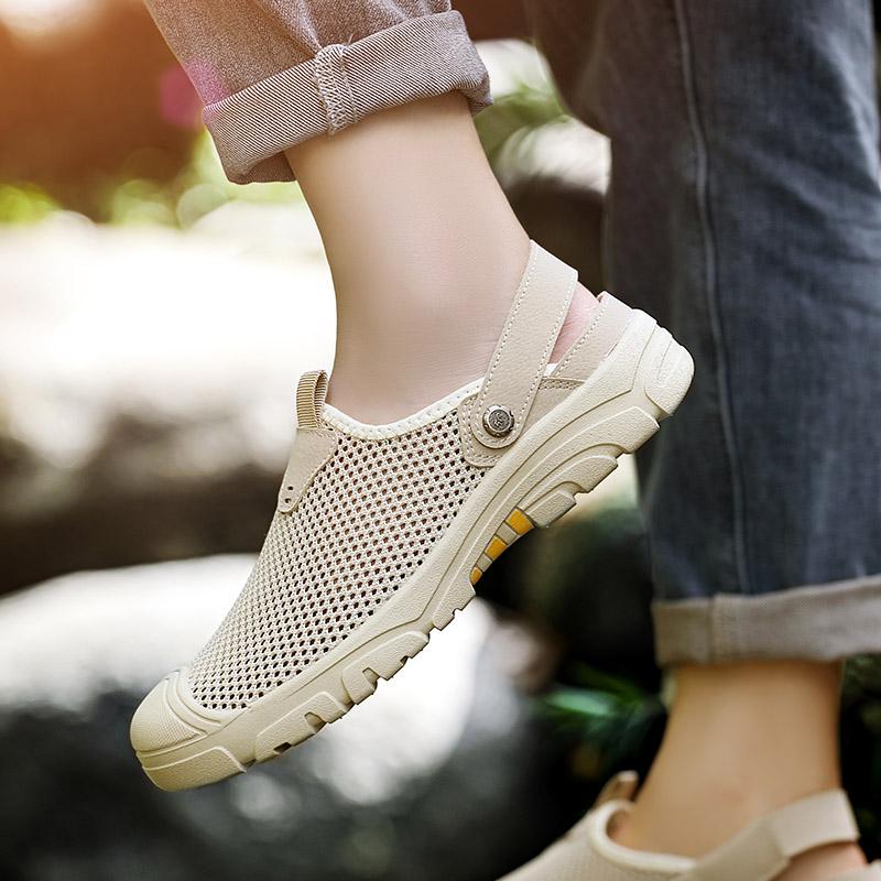 Summer Fashion Clogs Men Garden Sandals Casual Non-slip Mens Outdoor Sandals Beach Wading Shoes Sport Travel Sandals For Men