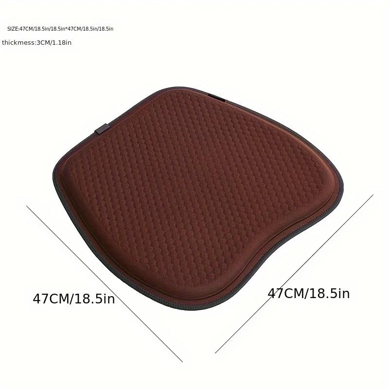 3D Honeycomb Cool Gel Car Seat Cushion Ice Silk Breathable Pad for Car Home Office Chair Accessories
