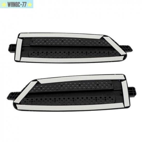 Universal Pair Car Side Decor Vent Air Flow Fender Intake Carbon Fiber Stickers