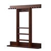 Solid Wood Wall-Mounted Billiard Cue Rack