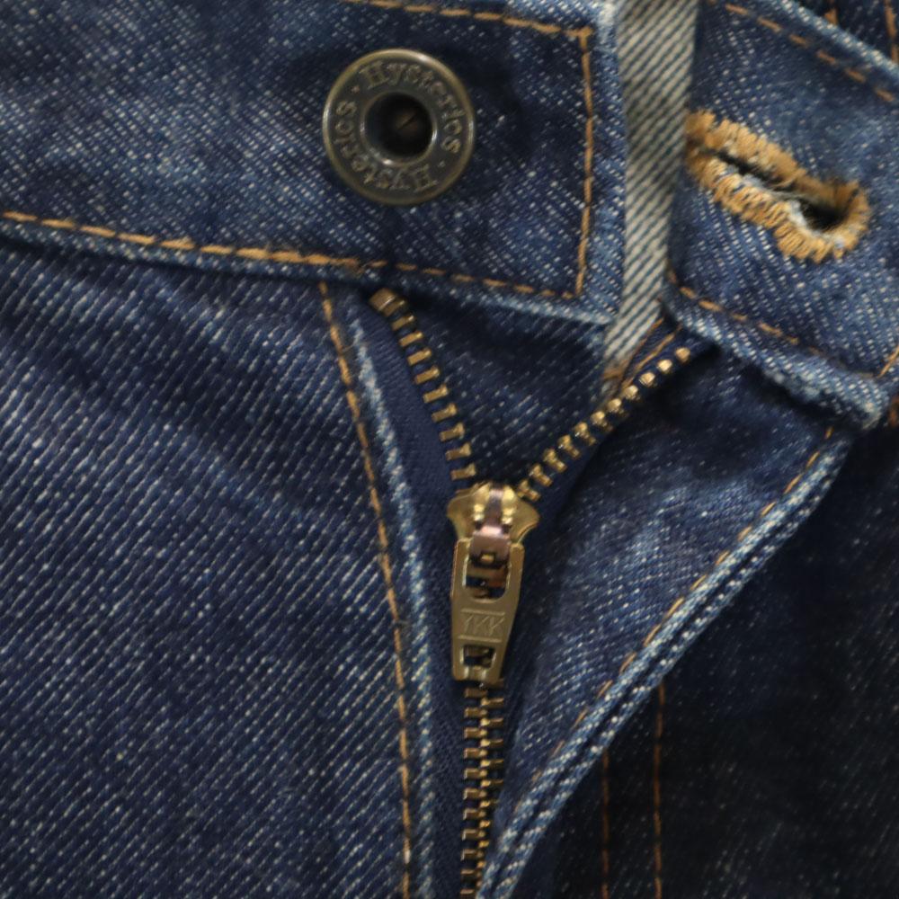 HYSTERICS made in Japan Straight denim pants S Navy jeans Women Used