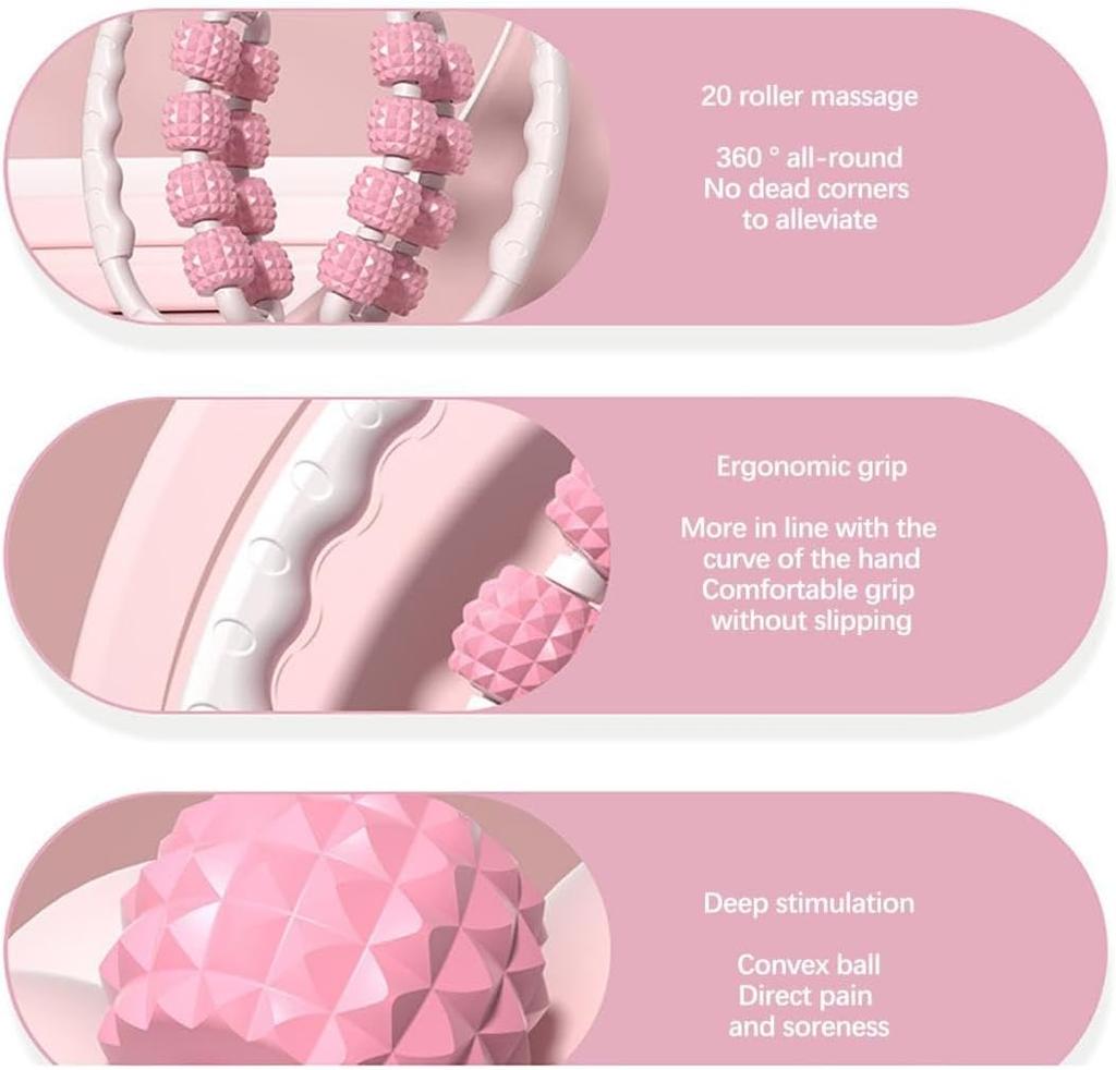 Massage Roller Roller Cellulite Roller Muscle Relaxer Circular Leg Clamps Leg Massage