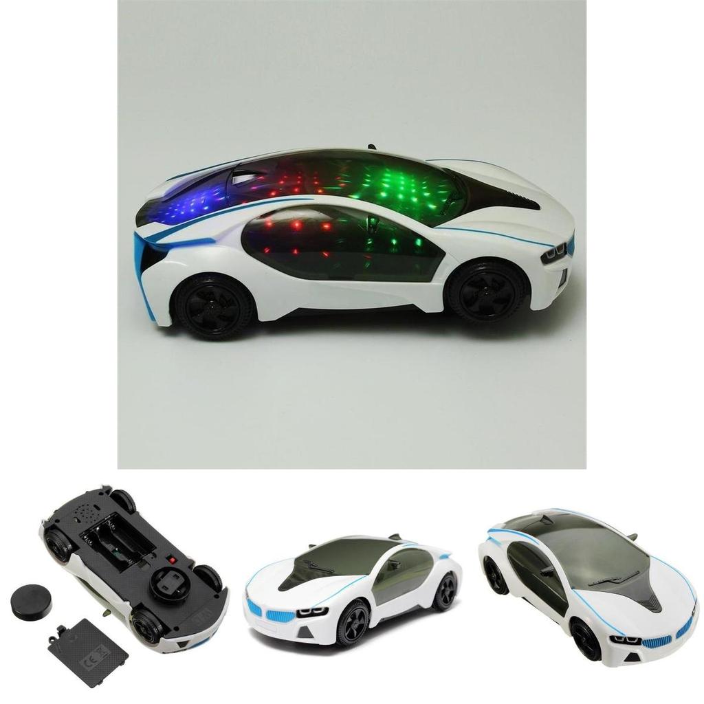 Premium Quality 3d Led Flashing Light Car Toy Featuring Music Sounds For Kids