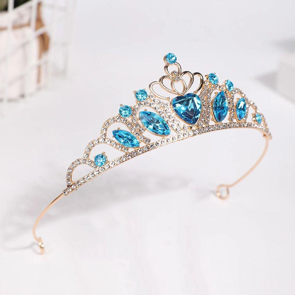 Rhinestones Zinek Zinková slitina Princeznovská tiára Srdcovitý Svatatební pokrývka hlavy Dětská koruna Soutěžní diadém