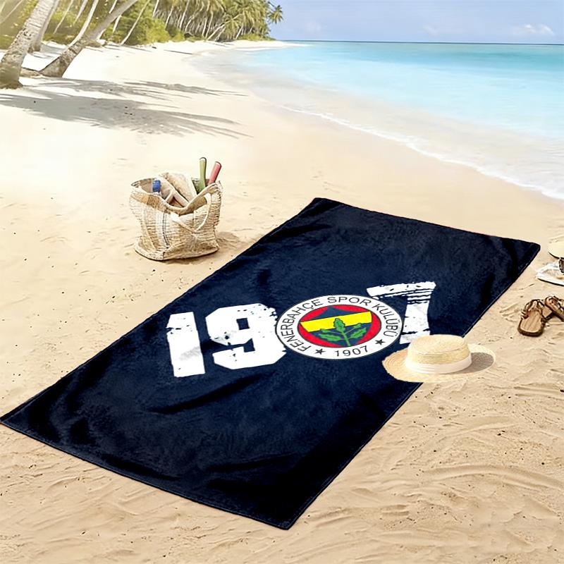Fenerbahçe Legacy: Spirit Beach Towel Outdoor Camping Portable for Travel Absorbent Bath Towel Quick-drying Swim Towel Seaside