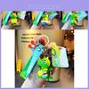 Adorable Cartoon Dinosaur Keychain Silicone Key Ring Cute Bag Charm Gift
