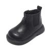 Vintage Style Children Genuine Leather Boots Autumn Fall Kids Ankle Boots Toddler Little Boys Girls Short Boots Brown, Black