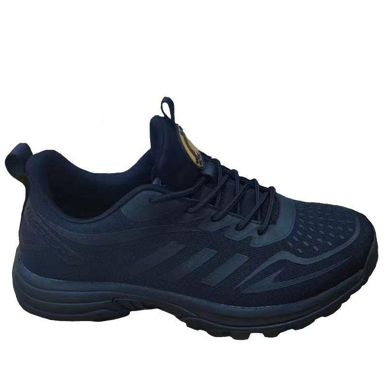 

The third generation of fire rescue shoes for training men, comfortable and breathable running EVA ultra-light soft sole, non-slip and wear-resistant 42 чёрный