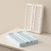 Foldable Storage Basket Stackable Collapsible Basket Folding Desktop Organizer With Handles For Snacks Cosmetics Laundry Cabinet