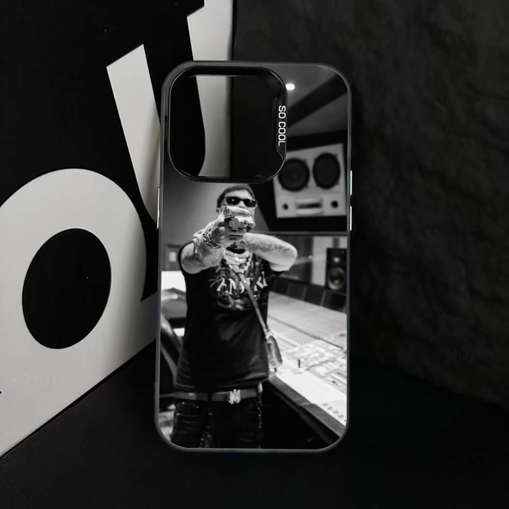 

Rapper A-Anuel AA R-Real Phone Case For iPhone 17,16,15,14,13,12,11 Plus,Pro Max,XS,Colorful Silver Phone case Funda Cover iPhone14Plus
