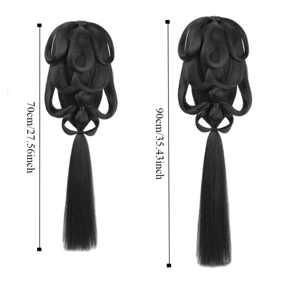 Long Straight Women Hanfu Wigs Lazy Costume Wig Hanfu Wig Headband  Princess Cosplay