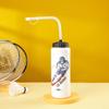 Curling Sports Festival Squeeze-style Sports Water Bottle Outdoor Gear Straw Cycling Water Cup