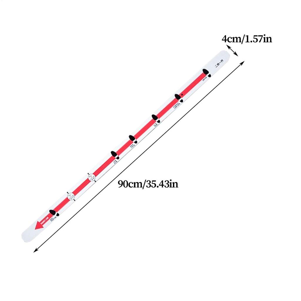 Golf Putting Training Aid Portable Practice Rail Golf Putting Alignment Rail for Skill Development Game Improvement Indoor