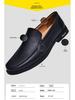 Herren Atmungsaktive Weiche Leder Slipper, Slip-On, Größen 37-46, Ideal für Mittelalte und Ältere
