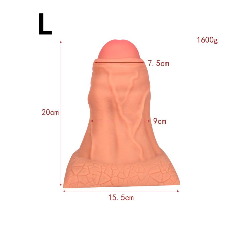 Oversized Transparent Soft Butt Plug Anal Expander Adult Sex Toy Fisting Dildo Slave BDSM 18+