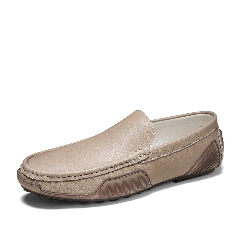 Men's Moccasins Casual Leather Shoes Slip On Loafers