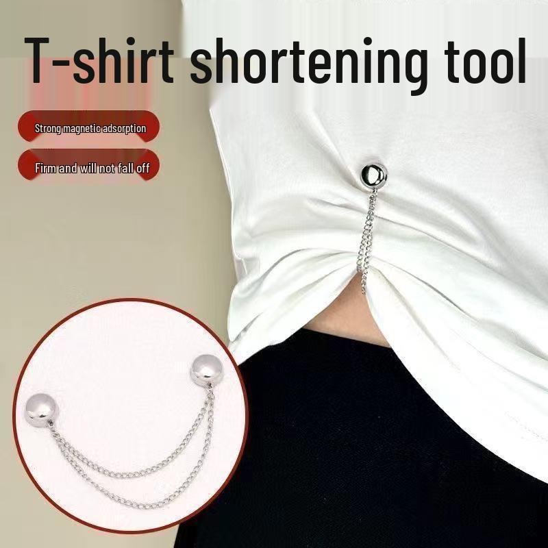 Adjustable Waist and Hem Alteration Kit: No-Sew Magnetic Snap and Cuff Buttons for Tailoring Pants Length and Shape