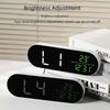 Wall-mounted Electronic Wall Clock Temperature Multi-functional Digital LED Clocks 12/24H Calendar Display Table Clock