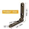 Zinc Alloy Folding Hinges  Jewelry Box Hinge Cabinet Drawer Bronze Hinges  Wooden Box