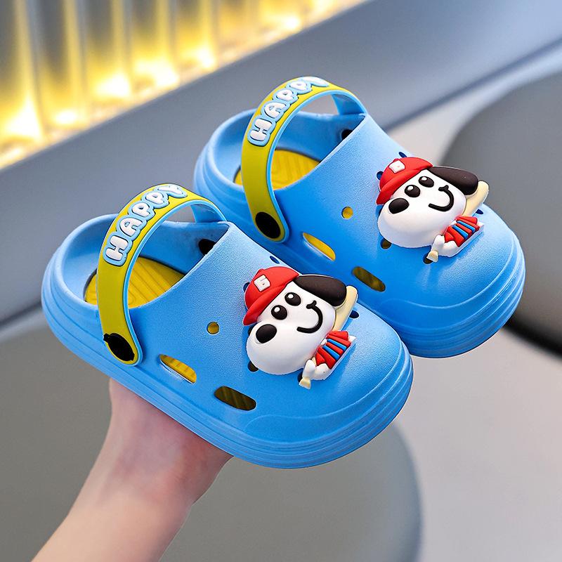 2026Children's clogs with closed toe for boys and girls3Years Old8Cute cartoon non-slip sandals for girls and babies